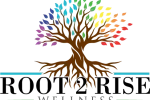 Root 2 Rise Wellness logo holistic wellness coaching Durham NC